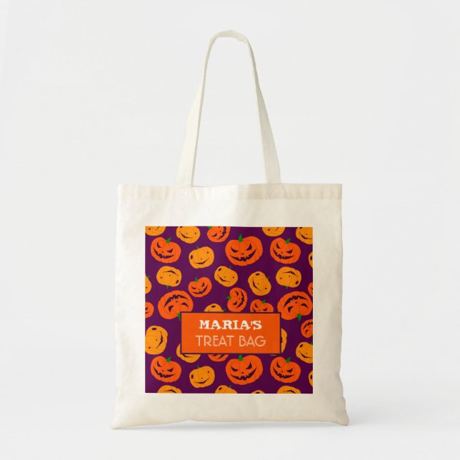 Halloween Custom Leckerei & Candy Tote Bag Tragetasche (Vorne)