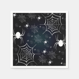 Halloween Custom Spooky Spider Serviette