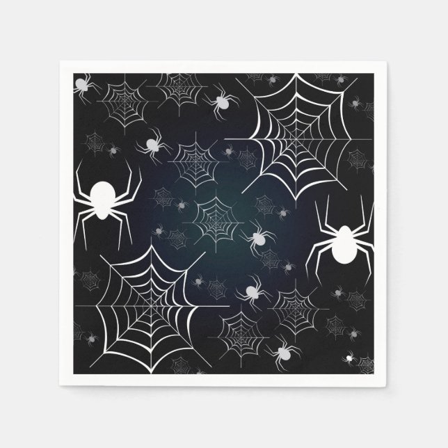Halloween Custom Spooky Spider Serviette (Vorderseite)