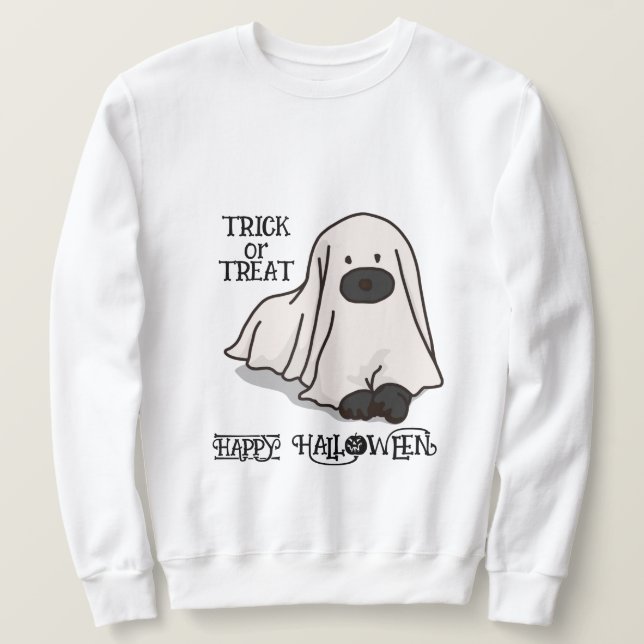 Halloween Custom Whimsical Funny Dog Sweatshirt (Design vorne)