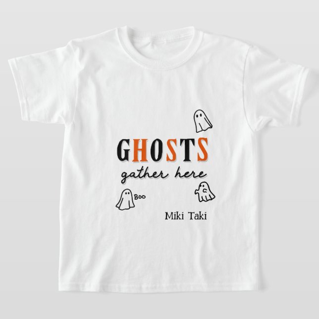 Halloween Custom Whimsical Funny modern T-Shirt (Ablage )