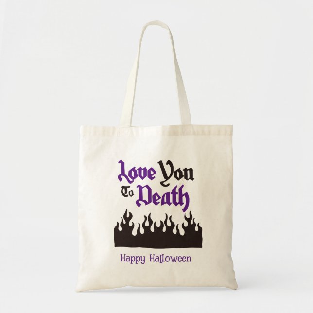 Halloween Custom Whimsical Funny Modern Tragetasche (Vorne)