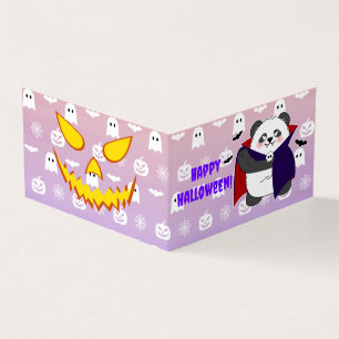 Halloween Cute Baby Panda Dracula Vampire