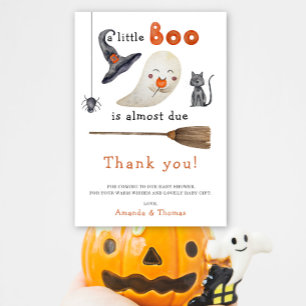 Halloween Cute Ghost merci baby shower