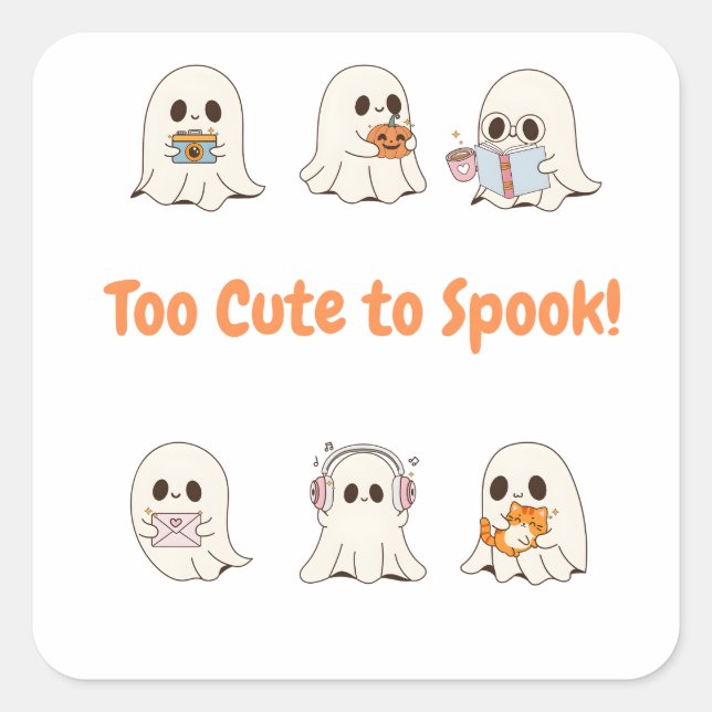 Halloween cute stickers (Vorderseite)