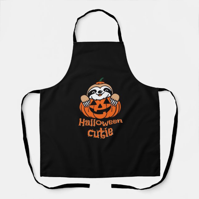 Halloween cutie sloth Essential T-Shirt Schürze (Vorderseite)