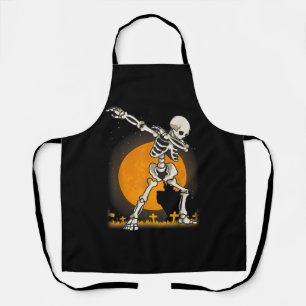 Halloween Dabbing Skelettkostüm Schürze