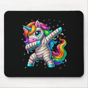 Halloween Dabbing Unicorn Niedlich Girls Halloween Mousepad