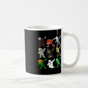 Halloween Dabbing Vampir Hexen und Monster Boys Kaffeetasse