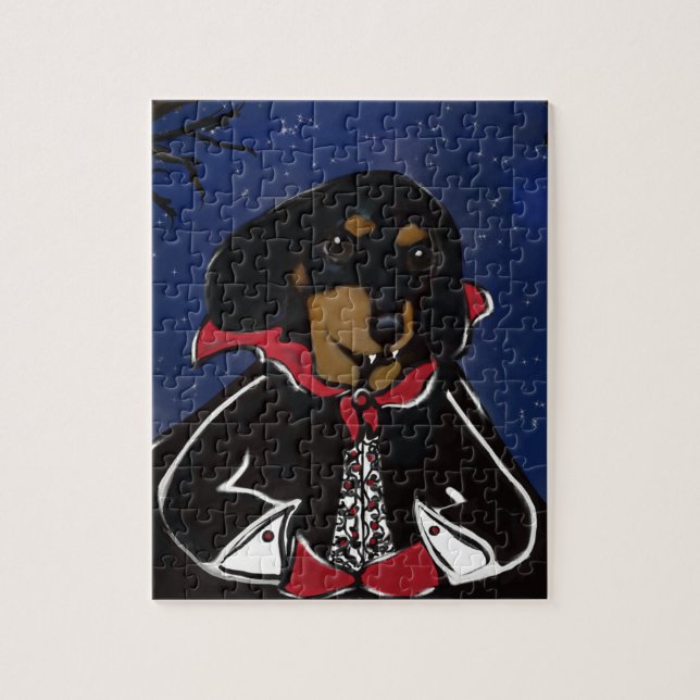 Halloween Dachshund (Vertikal)