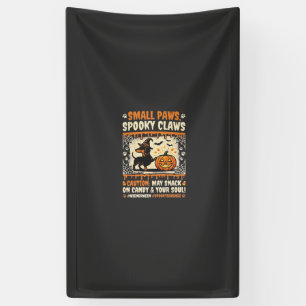 Halloween Dachshund Gruselige Warnung Banner