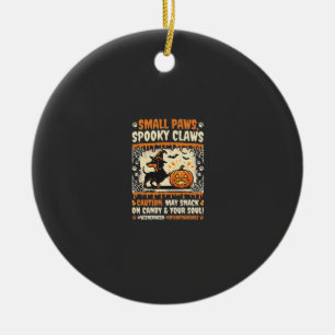 Halloween Dachshund Gruselige Warnung Keramik Ornament