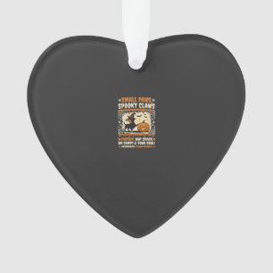 Halloween Dachshund Gruselige Warnung Ornament