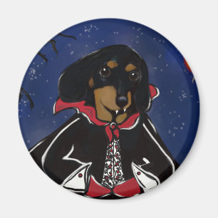 Halloween Dachshund Magnet