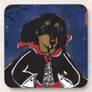 Halloween Dachshund Untersetzer