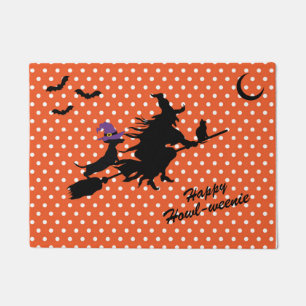 Halloween Dackel Silhouette Doormat Fußmatte