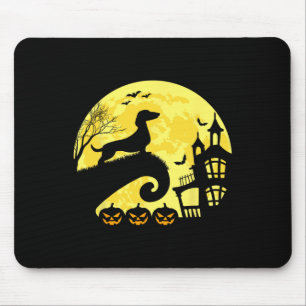 Halloween Dackel Würstchen Dackel Moonshine Sausag Mousepad