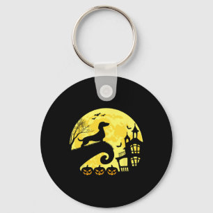 Halloween Dackel Würstchen Dackel Moonshine Sausag Schlüsselanhänger