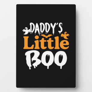 Halloween Daddy Little Boo Birthday Fotoplatte