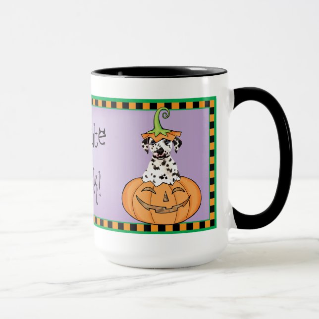 Halloween-Dalmatiner Tasse (Rechts)
