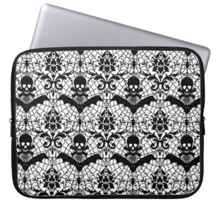 Halloween-Damast Laptopschutzhülle