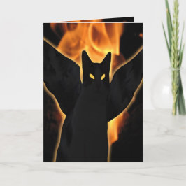 Halloween-Dämonenkarte Karte