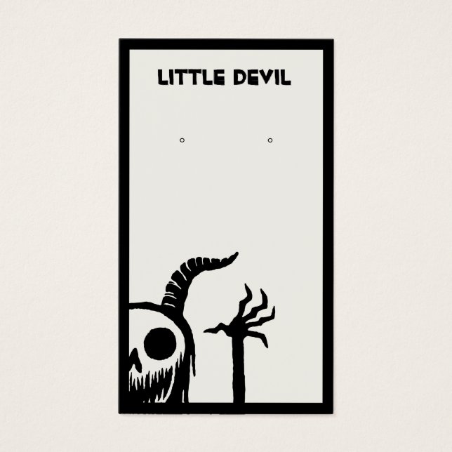 Halloween-Dämonensprengkarte (Vorderseite)