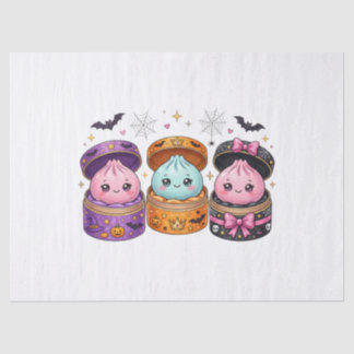Halloween-Dampfghost-Squishies in funkelndem Myste Seidenpapier