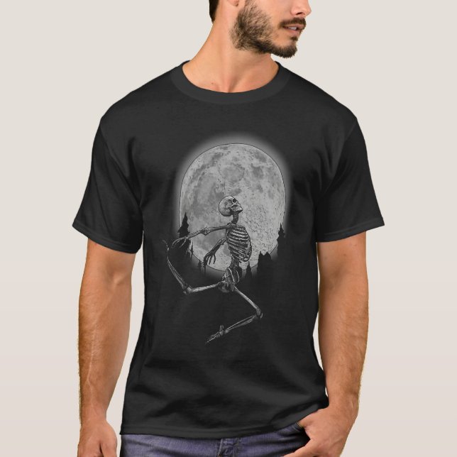 Halloween Dancing Ballet   Skeleton Dancing T-Shirt (Vorderseite)