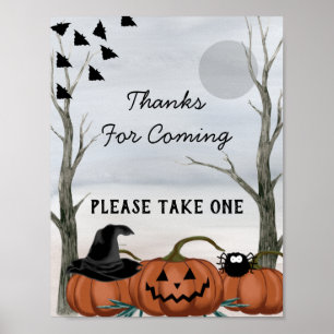Halloween Danke fürs Kommen, Halloween-Party Poster