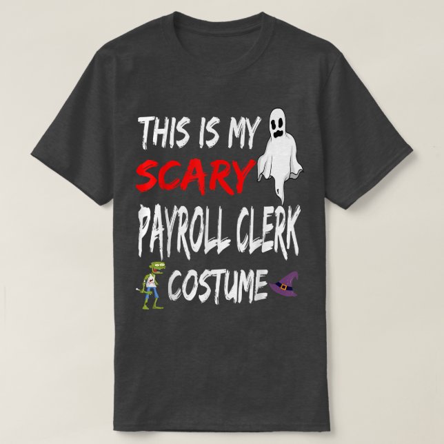 Halloween, das ist mein Beängstigendes Gehaltsvors T-Shirt (Design vorne)