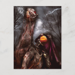 Halloween - Das kopflose Pferd Postkarte