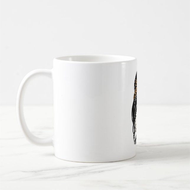 Halloween Day 2021 Halloween Leopard Mama Kaffeetasse (Links)