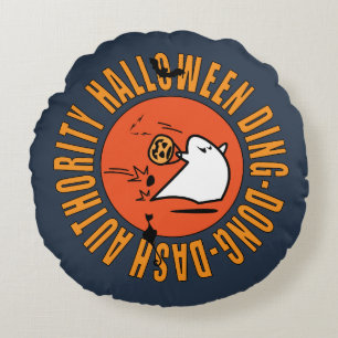Halloween DDD Autoritätsemblem Throw Kissen