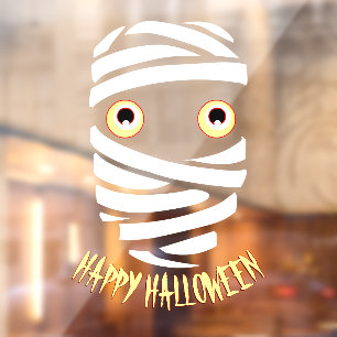 Halloween Decals Personalisiert Mummy Window Decal Fensteraufkleber