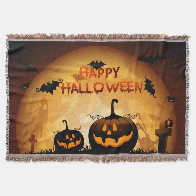 Halloween-Decken Decke (Vorderseite)
