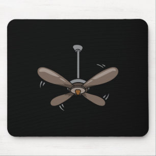 Halloween Deckenventilator Kostüm Funny Lazy Letzt Mousepad