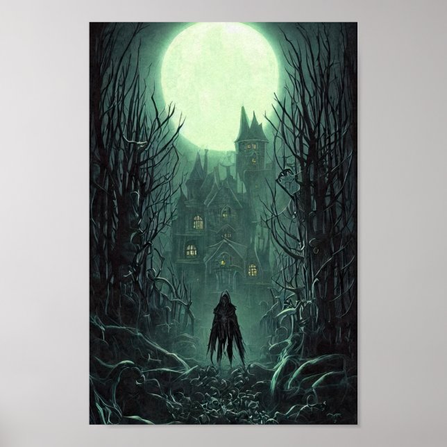 Halloween Decor Poster Creepy Ghoul (Vorne)