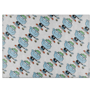 Halloween Decorating Glass Cutting Board/Monster Schneidebrett