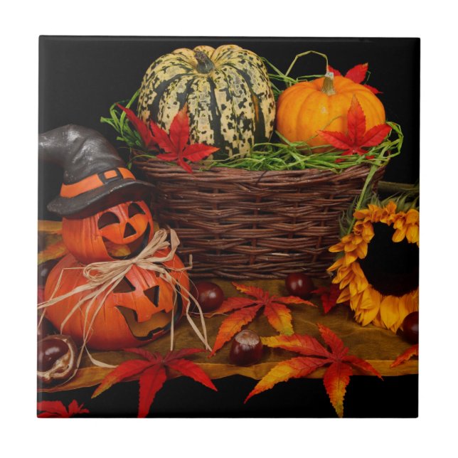 Halloween Dekoration Fliese (Vorderseite)