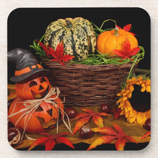 Halloween Dekoration Getränkeuntersetzer (Vorderseite)
