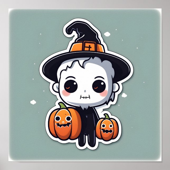 Halloween-Dekoration Poster (Vorne)