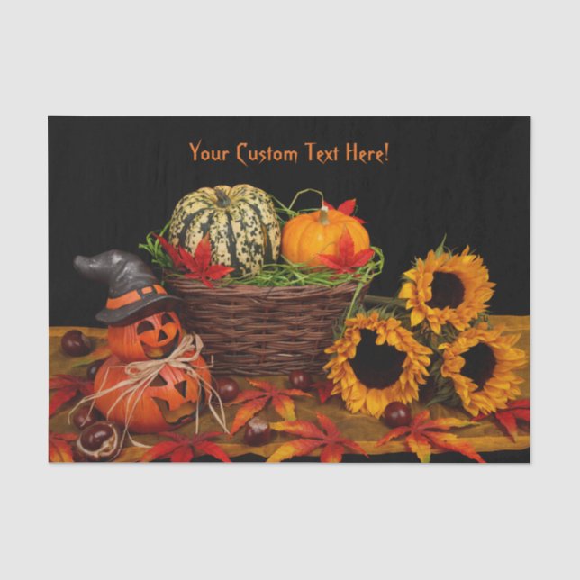 Halloween Dekorationstafel Seidenpapier (Vorderseite)