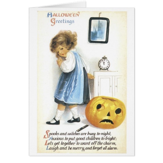 Halloween démodé, fille (Devant)