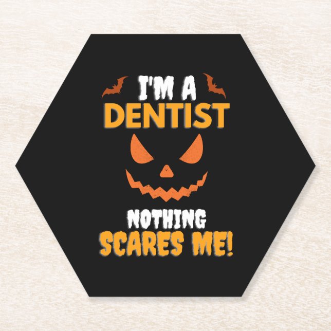 Halloween Dentist Untersetzer (Vorderseite)