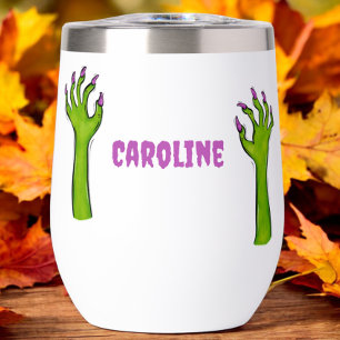 Halloween Déplaisant Zombie Mains violet ongles pe