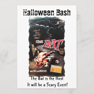 Halloween Der Bat Vincent Price Movie Poster Inviv Einladung