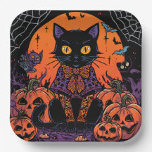 Halloween,Der Kürbisfeld-Streuner,Schwarze Katze