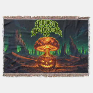 Halloween der Massenvernichtung Radioaktiver Kürbi Decke