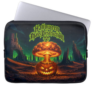 Halloween der Massenvernichtung Radioaktiver Kürbi Laptopschutzhülle